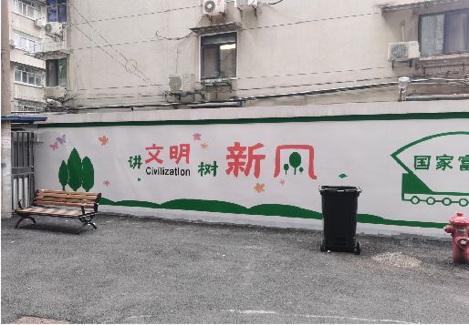 蓬溪社区墙绘
